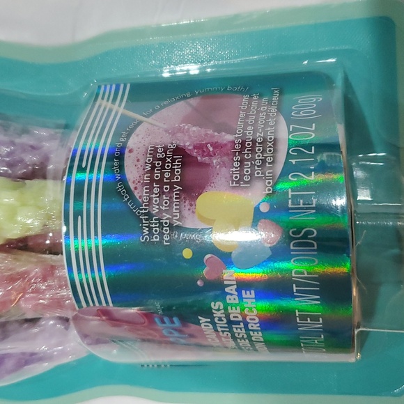 Rock Candy 6piece bath salt sticks new - Picture 3 of 8